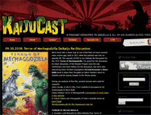 Tablet Screenshot of kaijucast.com